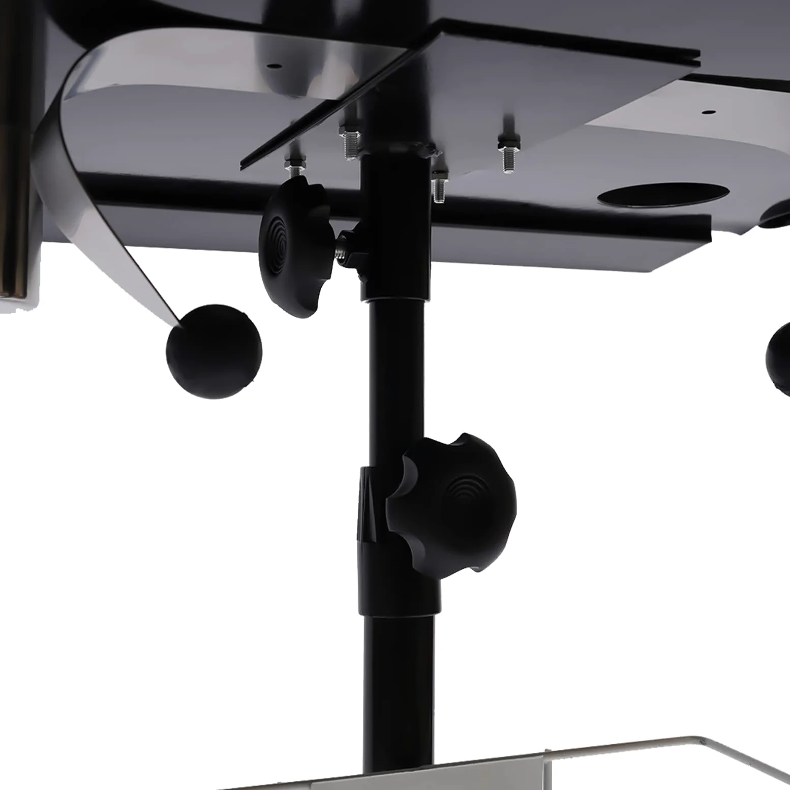 Banco de trabajo portátil para tatuajes, 61 – 107 cm, ajustable, profesional, con base de trípode y caja de almacenamiento, mesa para salones de belleza, tatuajes, manicura