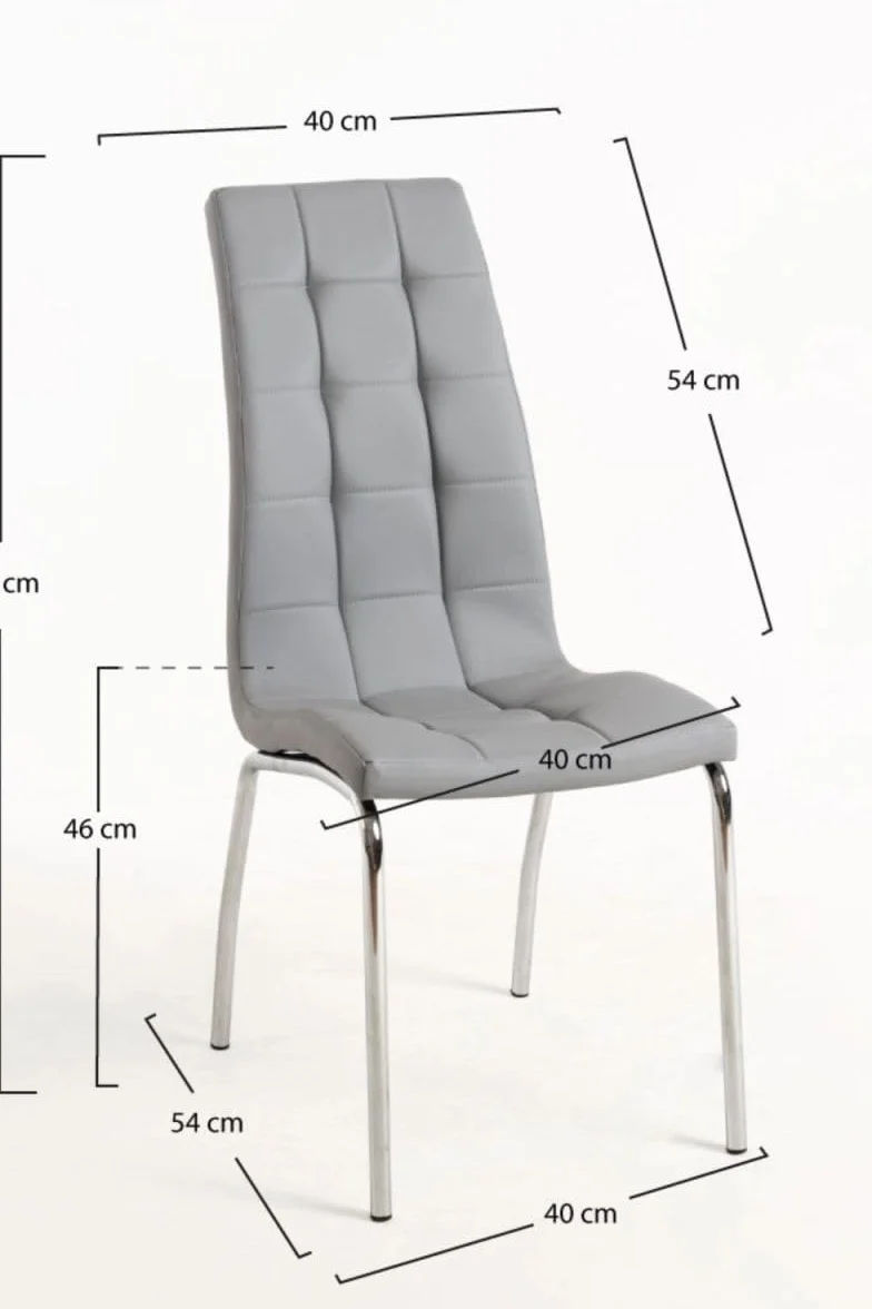 Regalos Miguel - Packs Sillas Comedor - Pack 2 Sillas Liam - Gris Claro