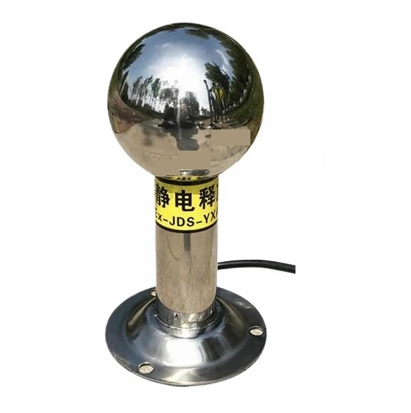Eliminador de estática táctil con Bola de Descarga estática for Montaje en Pared Que Elimina la Electricidad estática del Cuerpo Humano.