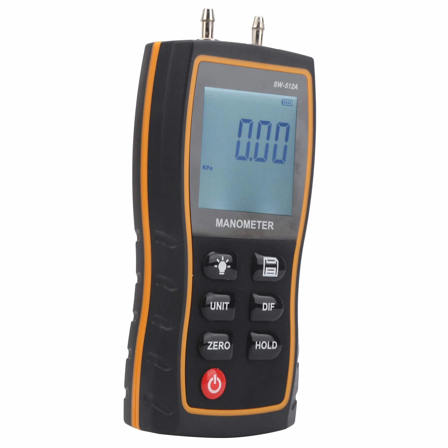Manómetro Diferencial Digital SW512A - Medidor de Presión de Aire HVAC Preciso con Pantalla Retroiluminada