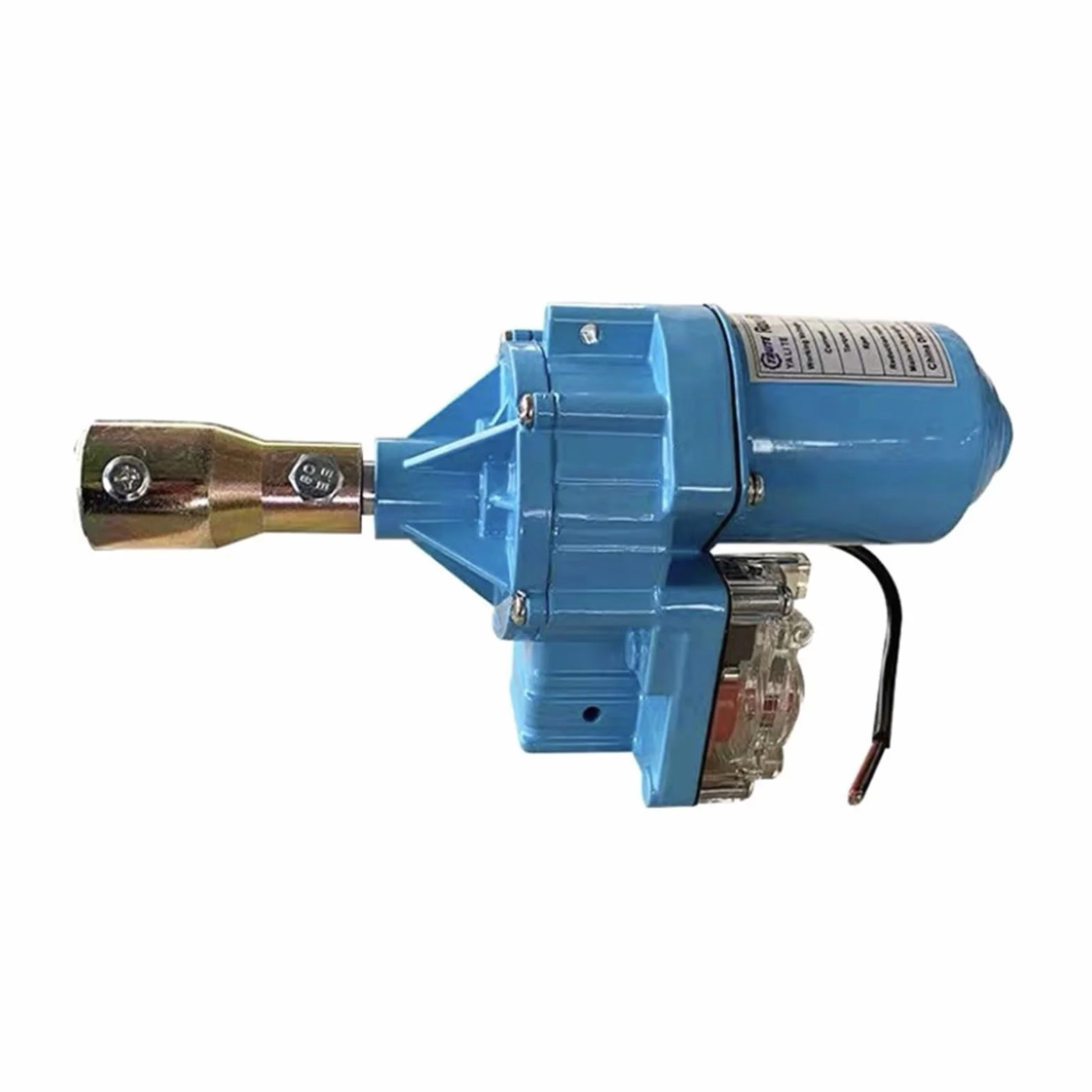 Máquina bobinadora de bobinas Rodillo de película eléctrico DC24V, Motor enrollable for invernadero, máquina de rollo de película eléctrica, bobinado de película for invernadero, 100W, 100m, 3,8 rpm C