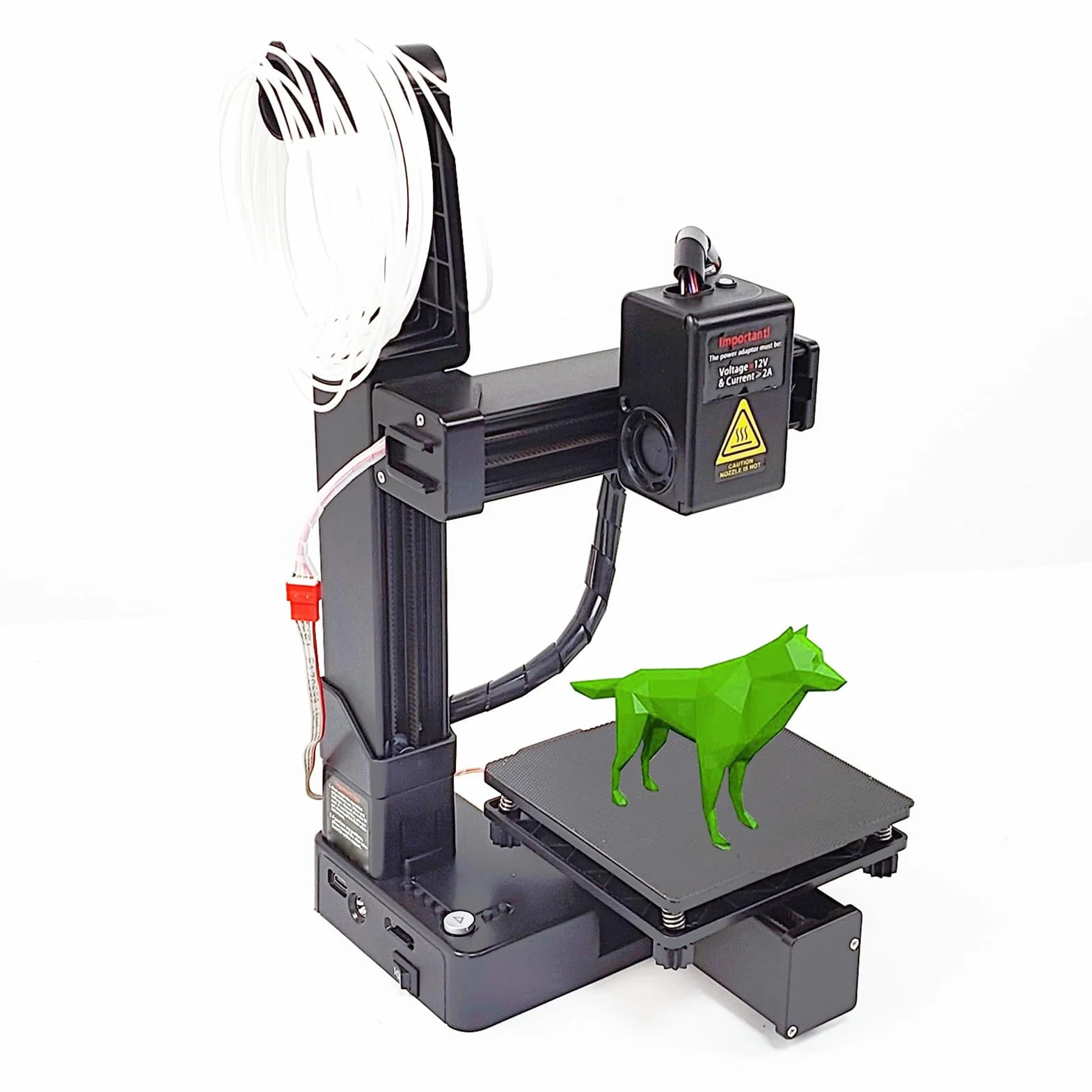 Impresora 3D de alta precisión, 10-40 mm/s, mini máquinas de impresión 3D para principiantes, bricolaje, soporta filamento PLA TPU de 1,75 mm, impresora 3D para principiantes con 1 clic