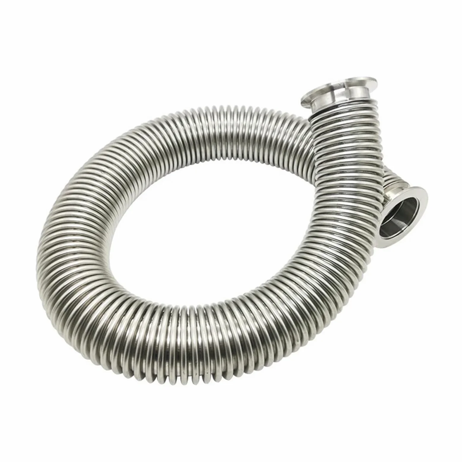 Accesorio de tubería de manguera Flexible de fuelle de vacío de acero inoxidable 304 for KF16, KF25, KF40, KF50-100-1000mm de longitud, 1 Uds.(KF25 500mm Soft)