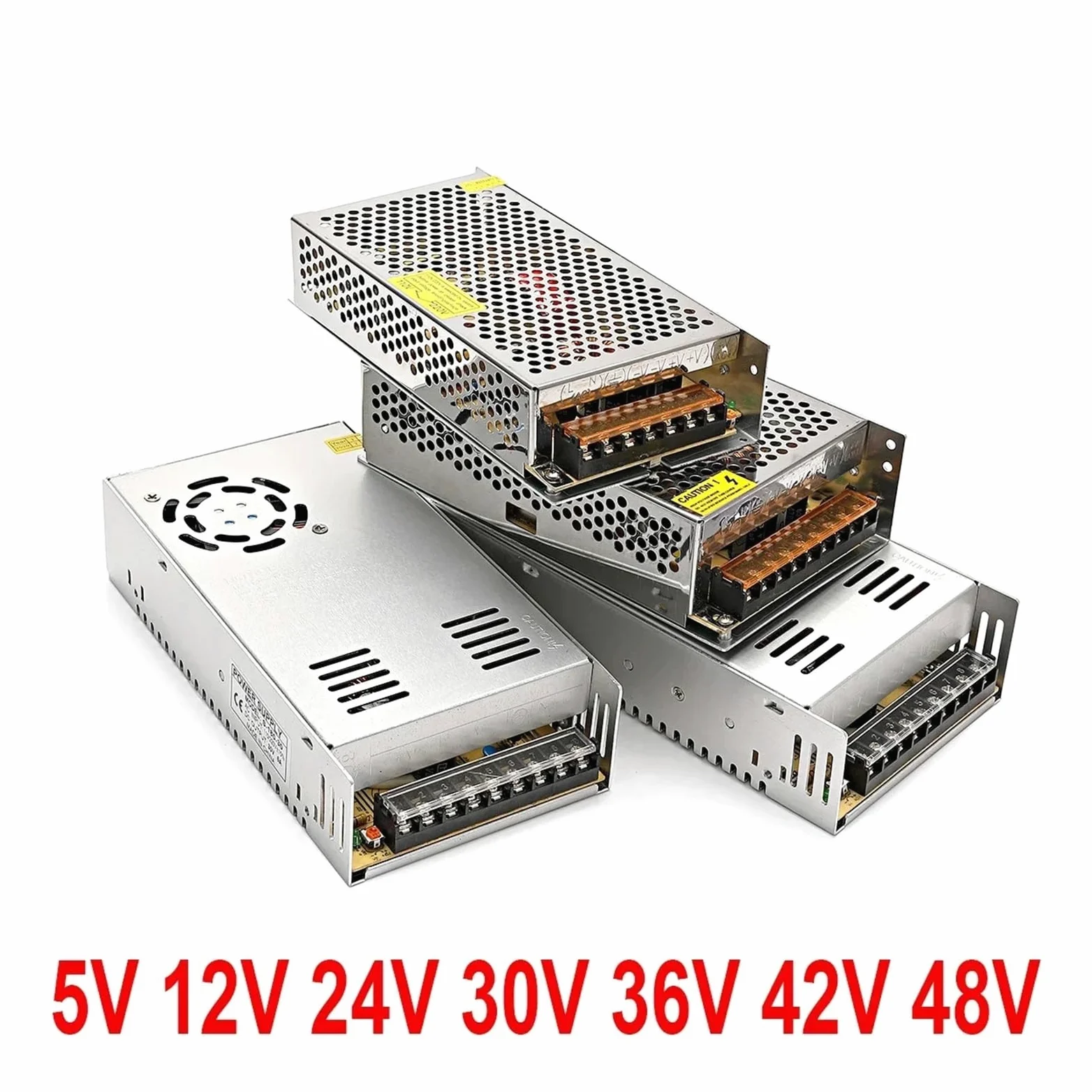 Fuente de alimentación for tiras LED, CA-CC 100-240 V a 12, 100 A, 1200 W, transformador conmutado
