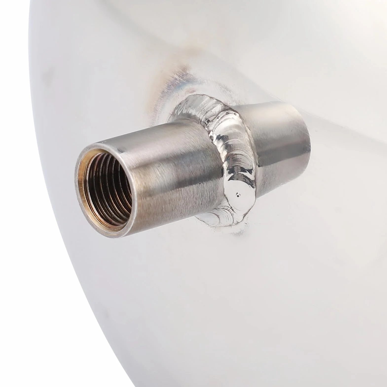 Tanque de Almacenamiento de Gas de Acero de 5 Litros Depósito de Aire Contenedor de 4 Puertos de Acero Inoxidable 304 con Alta Presión 1/4NPT para Uso Industrial Médico y