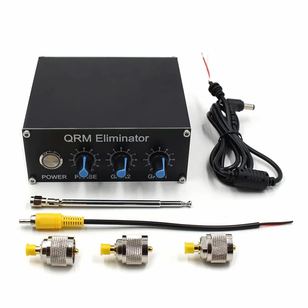 Canulador de señal QRM HF X-fase 1MHz-30MHz aleación de aluminio con dial y botón