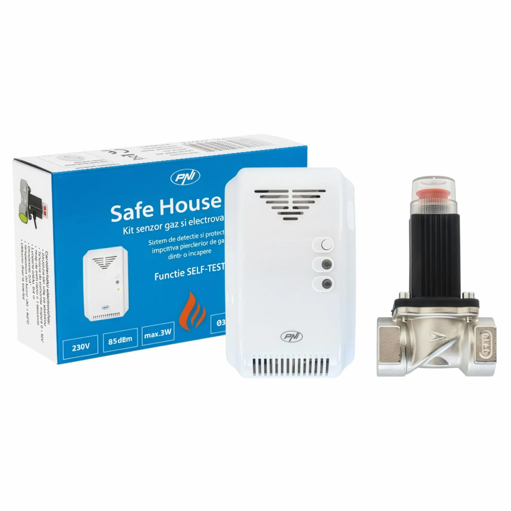Kit de válvula solenoide y Sensor PNI Safe House 200 3/4 Pulgadas