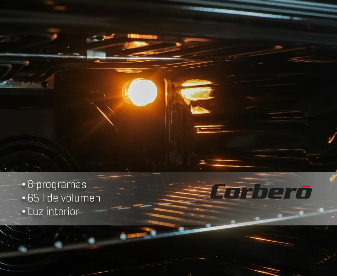 Corbero Horno Multifunción Hidrolítico 65L CCHM703W 3000W Blanco