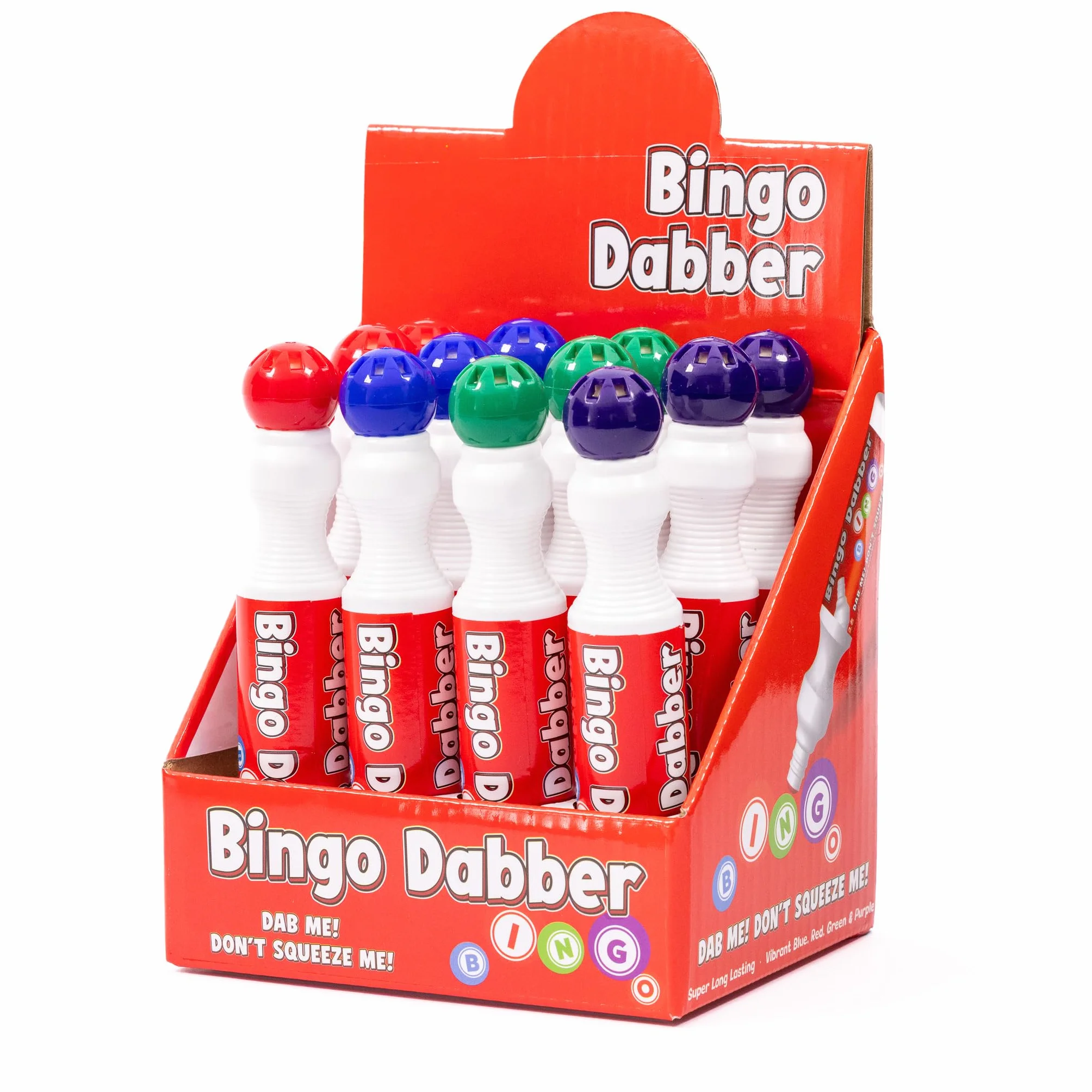 Evelay Bingo Dabbers Marcadores de Fieltro Grandes, No Gotean, Multicolor