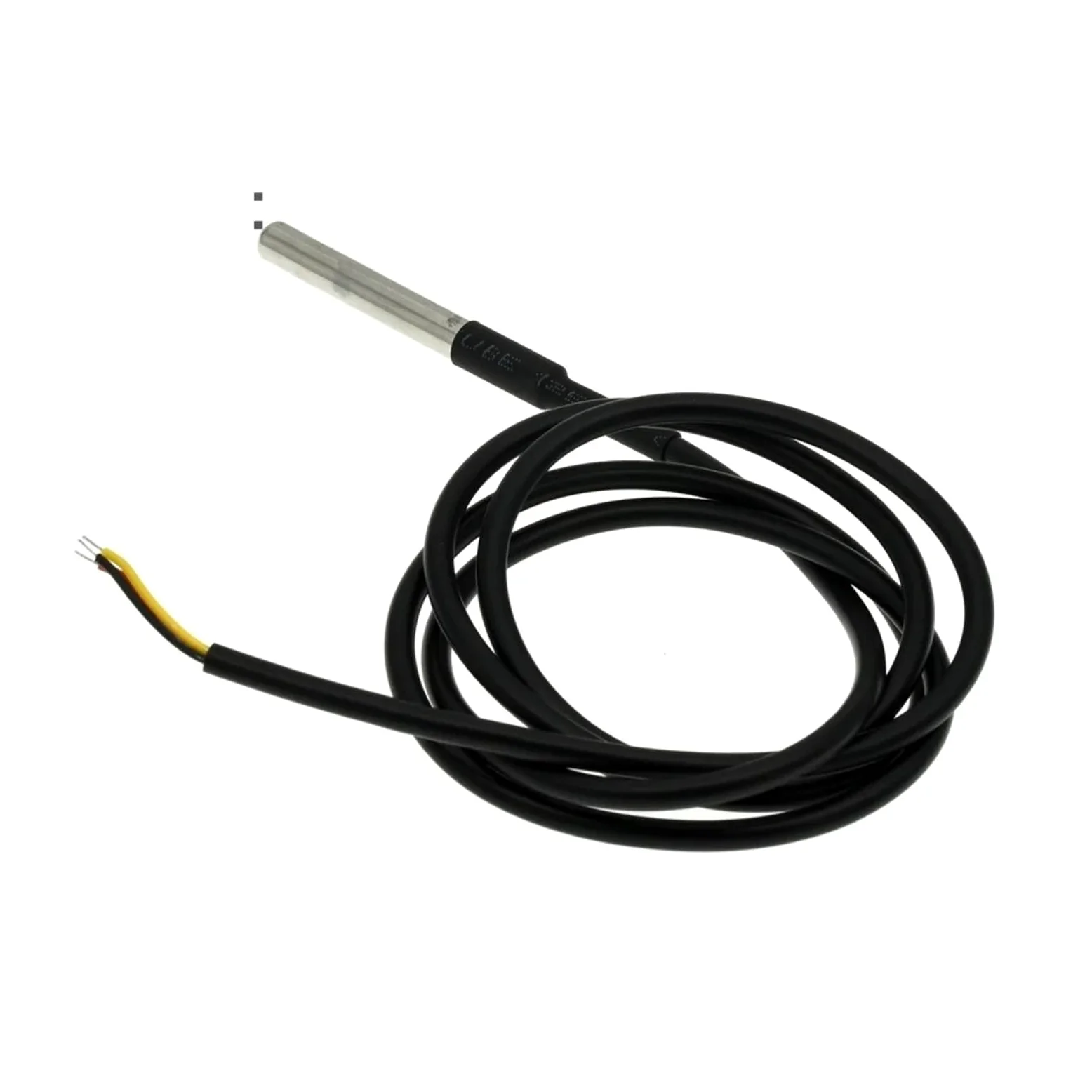 1/10PCS DS18B20 Hilo impermeable, Compatible con Arduino, Sensor de temperatura de sonda de temperatura Paquete de acero inoxidable 1/2/3/5/10 metros(5 Meter 10pcs)