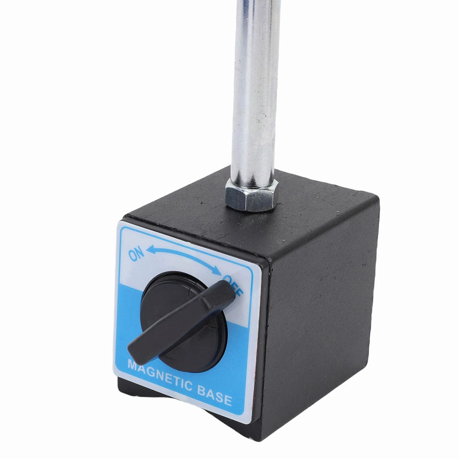 Indicador de cuadrante de precisión con juego de base Ajuste fino Brazo largo Servicio pesado Precisión de 0 1 pulgada 0 001 pulgada para mediciones de máquinas de laborato