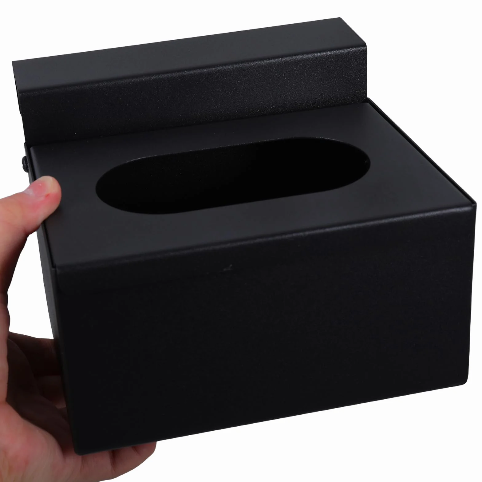 BETOOKY Dispensador Portabilidad Guantes de Acero Inoxidable Negro Transparente para Cocina