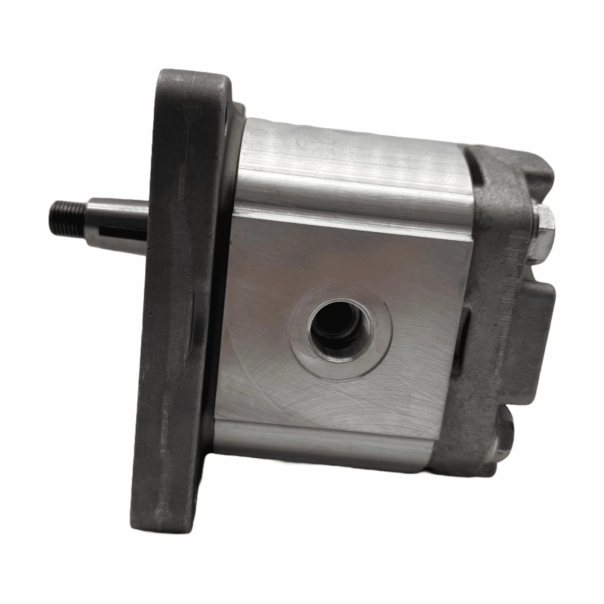 Bomba Hidráulica 30 L/min, Eje Cónico 1:8, Puertos GAS, Brida Europea, Montaje Europeo marca Hydrosila. Bomba para Tractor, Bomba para Prensa Hidráulica y Grupo Hidráulico