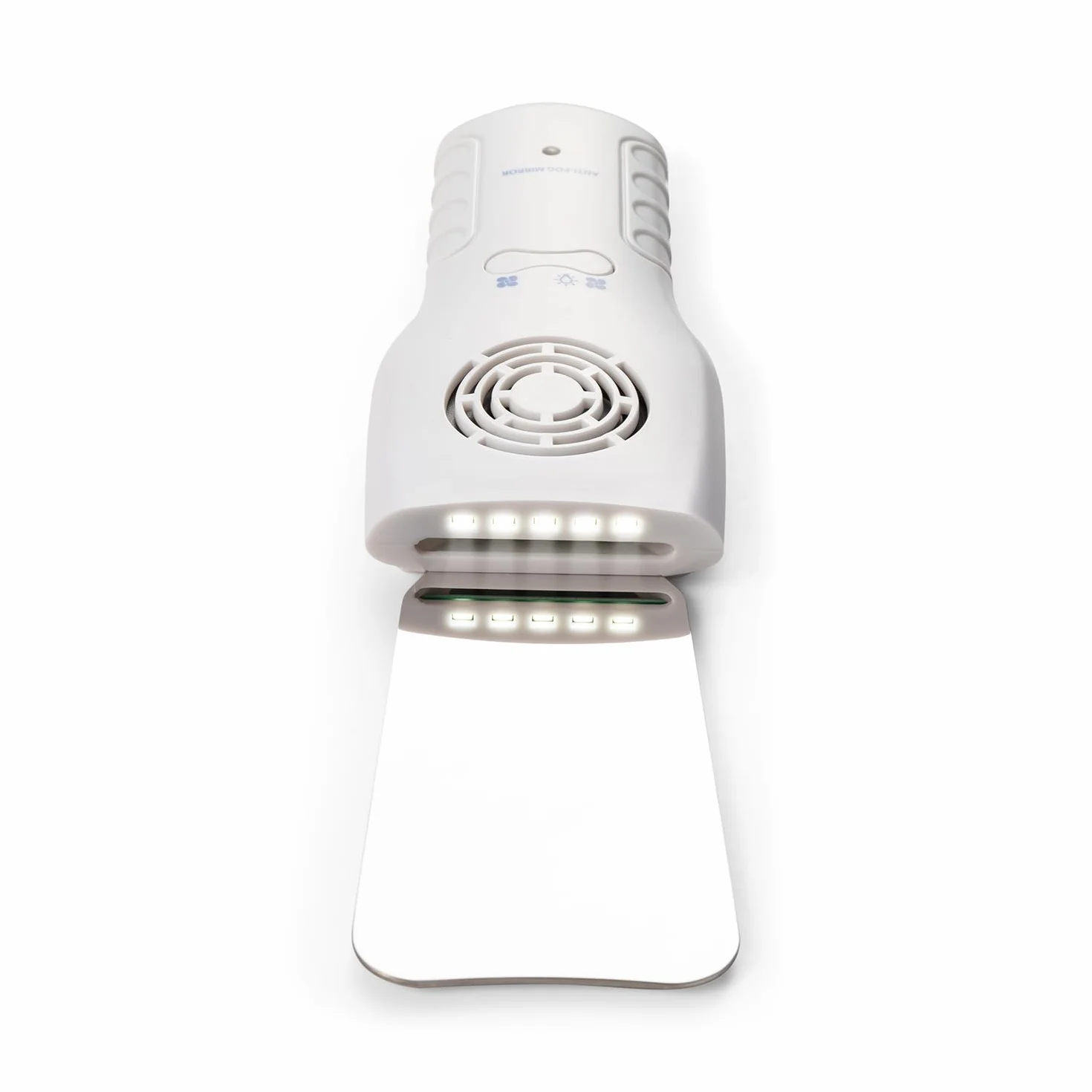 Espejos intraorales para fotografía dental, espejo reflector, oclusal de cristal, ortodóntico de dos caras, LED, cargador inalámbrico y ventilador