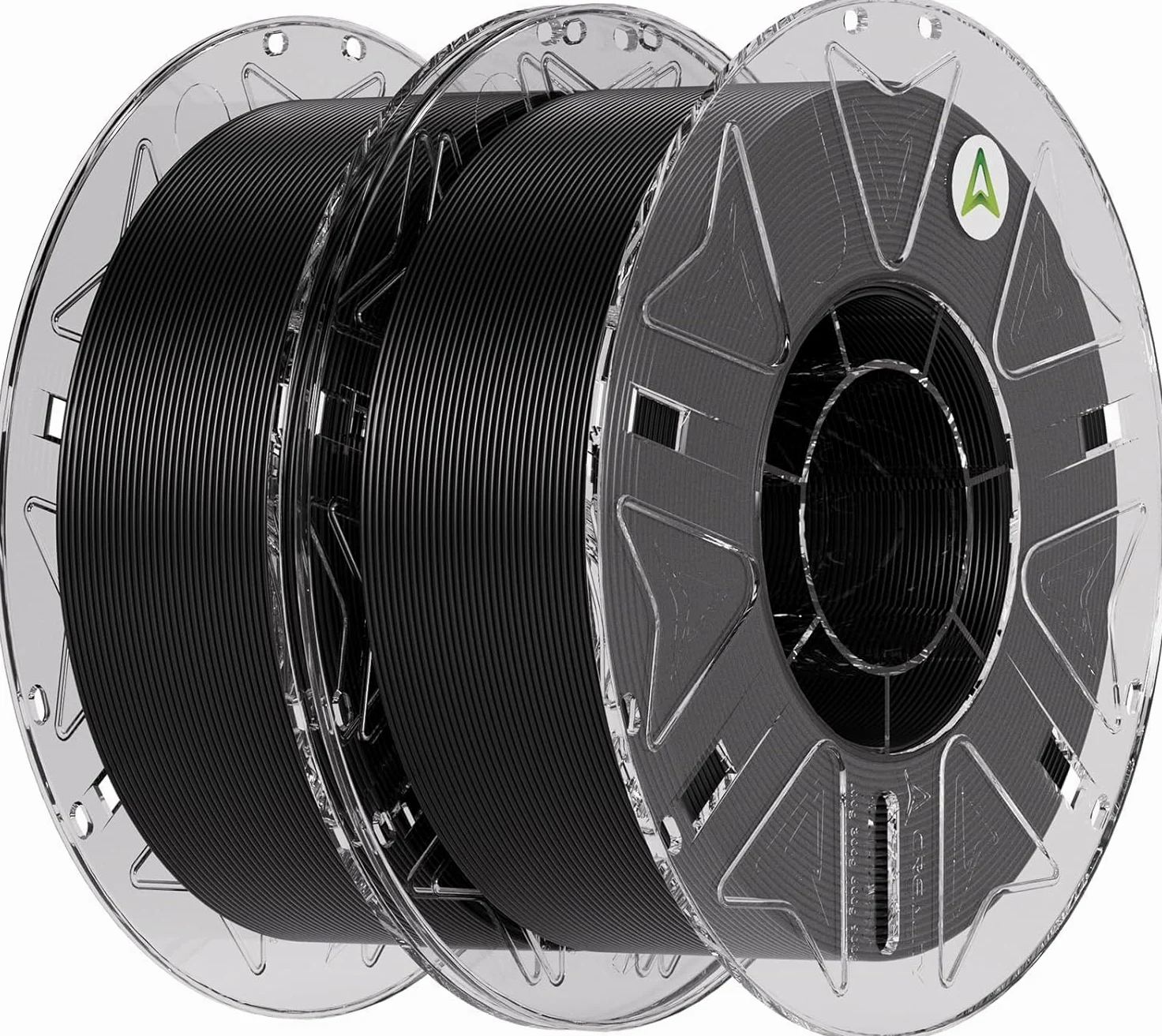 Creality Hyper PLA - Filamento RFID de 1,75 mm, 600 mm/s, alta velocidad, alta precisión y dureza, 15 colores, impresión 3D suave (2 kg, negro)