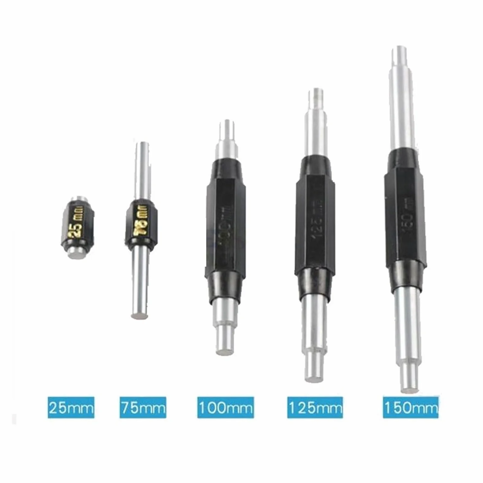 Varilla de calibración micrométrica de alta precisión de 25 mm: calibre de acero inoxidable for mediciones precisas(50mm)