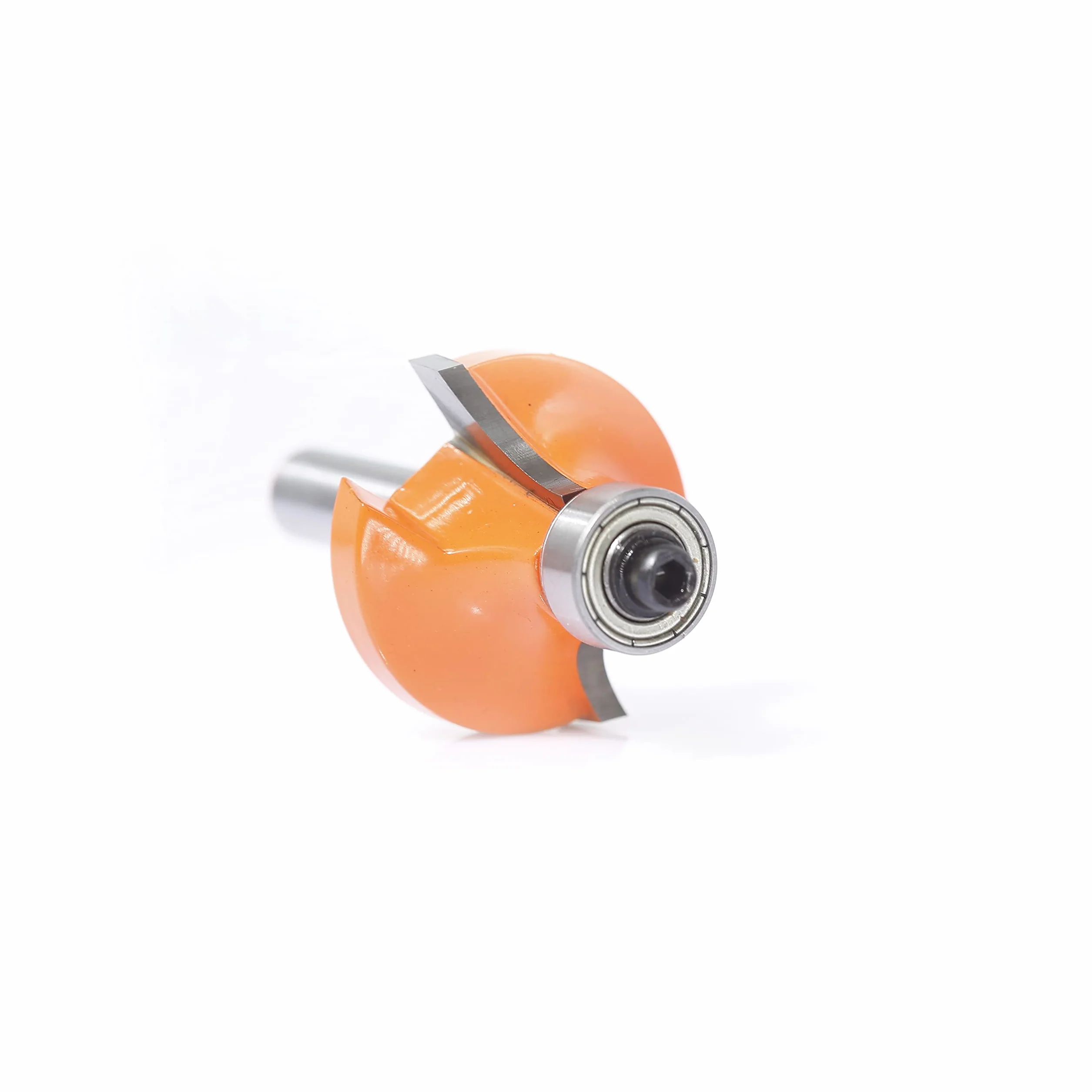 Fresa redondeada de 8 mm, vástago redondo, fresa de radio estándar, radio de 6 mm, fresadora redondeada para fresadora de cantos/mesa de fresado (diámetro de 8 mm, R6)