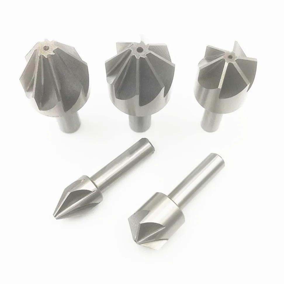 Brocas avellanadas de 60/90/120 grados, HSS, fresa chaflán 6-50 mm diámetro, desbarbado acero alta velocidad(90 degrees,45.0mm)