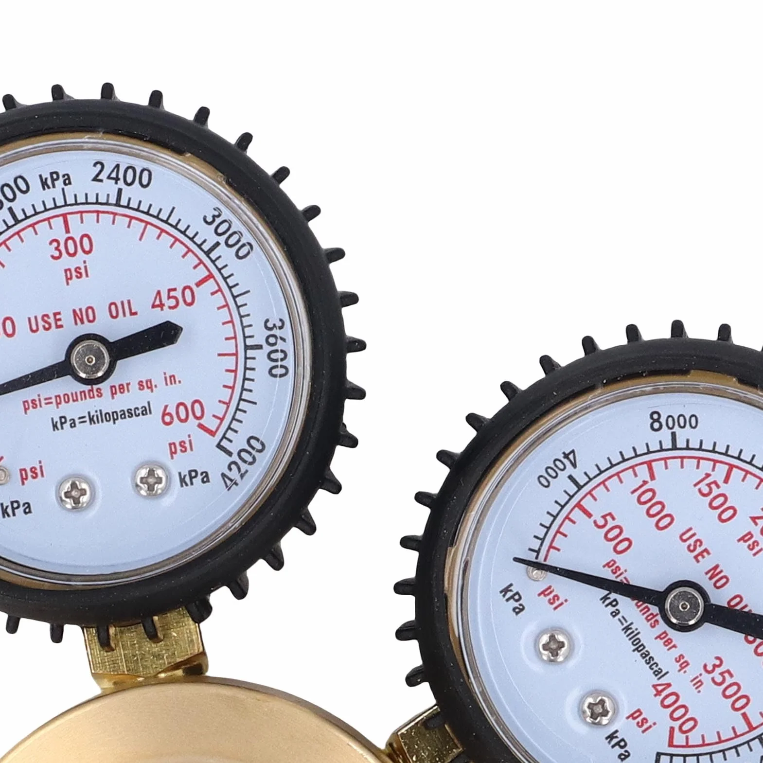 Regulador de nitrógeno CGA580, entrada 0-600 PSI, salida 1/4 pulgada conexión macho, manguera 60 pulgadas para pruebas de presión