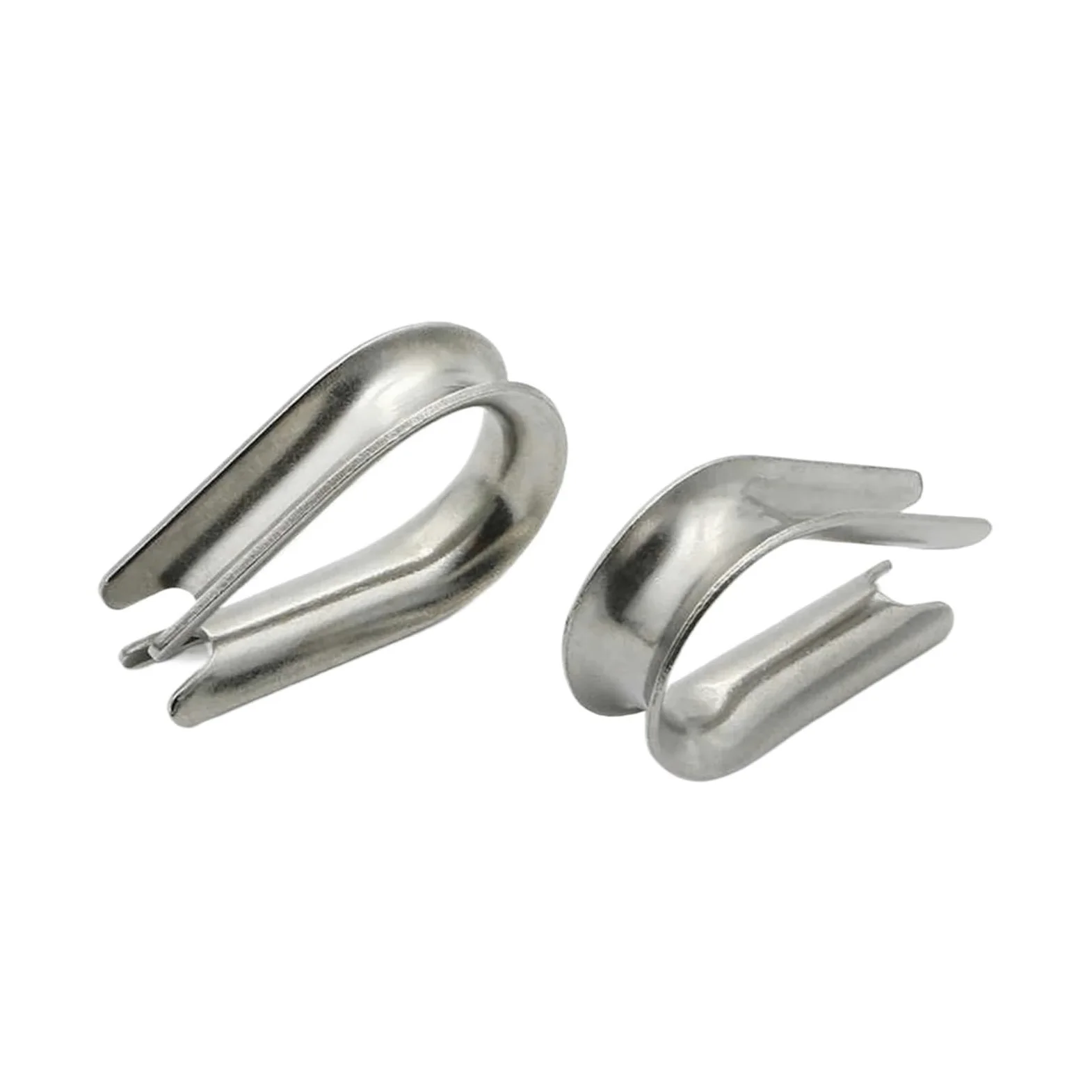 1-10 Uds M1.5-M32 Dedales De Acero Inoxidable 304 Abrazadera Anillo Cable Cuerda Funda Protectora Aparejo(M16,316_5PCS)