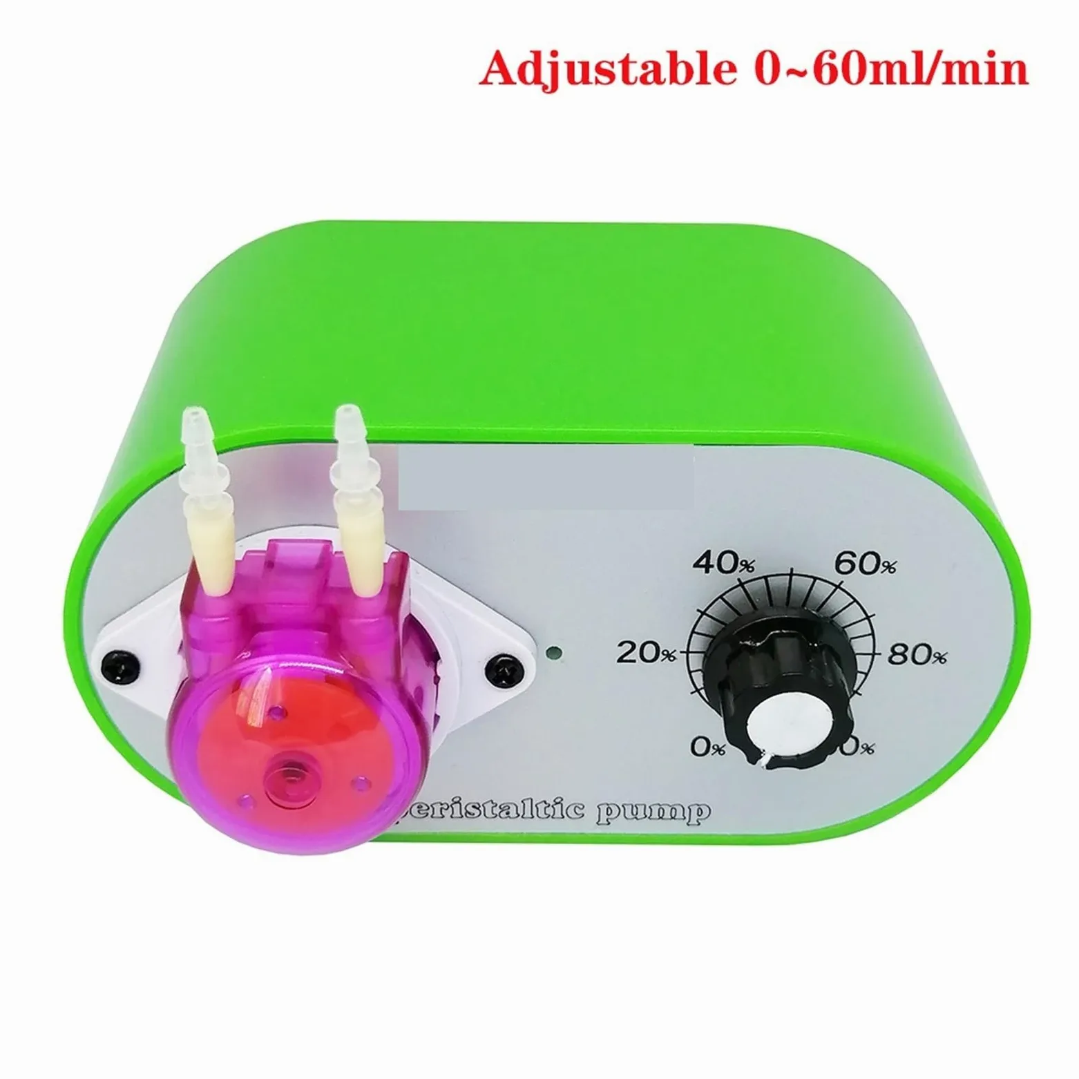 Bomba peristáltica, Bomba peristáltica de bombeo agua rotativa con caudal ajustable 0 a 60 ml/min