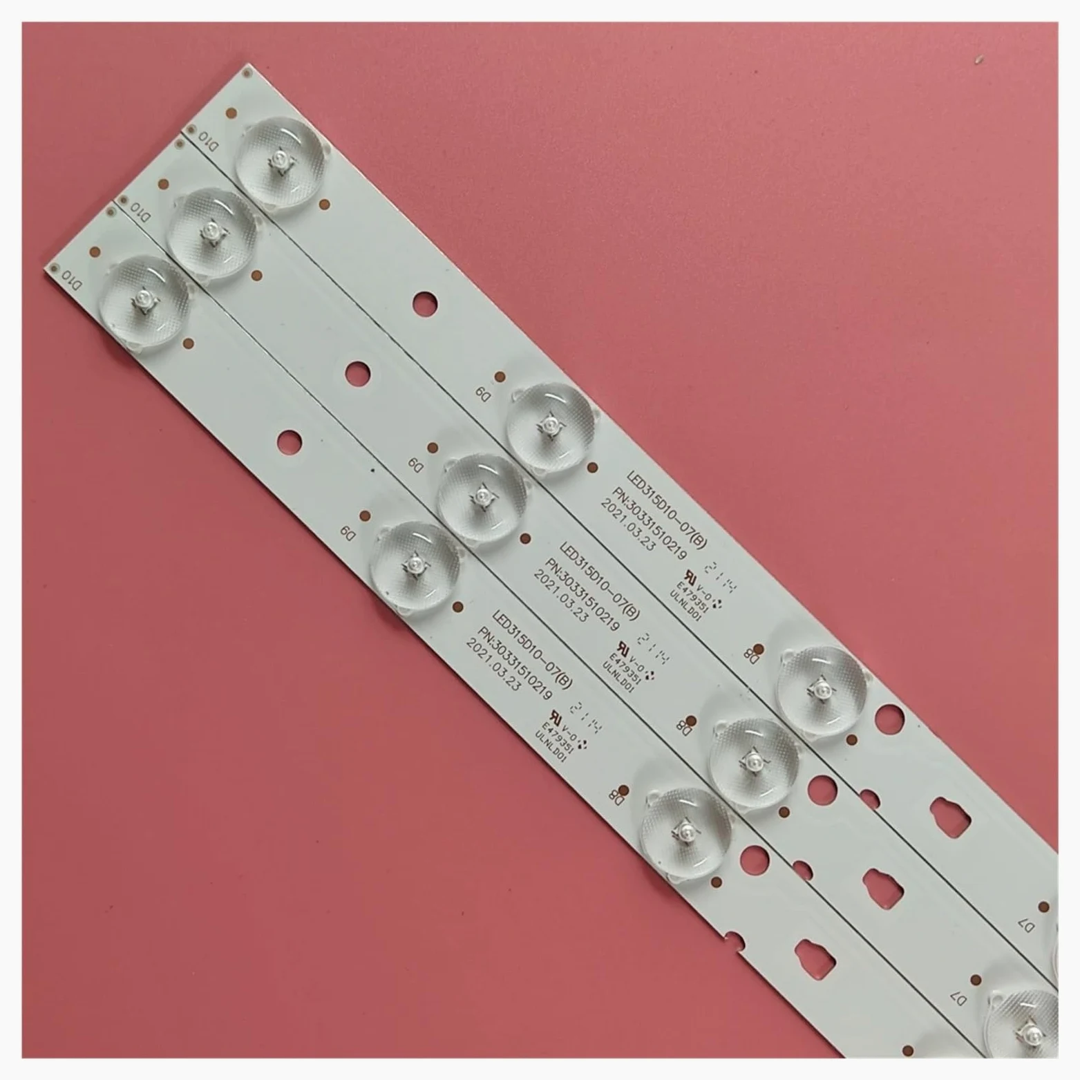 Tiras de retroiluminación LED for lámpara de TV, Kit de barra de TF-LED32S41T2, bandas LED, reglas LED315D10-07(B) LED315D10-ZC14-07(A), 3 uds.(10 Set)