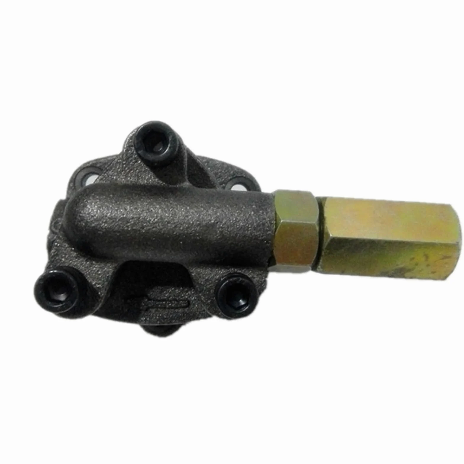 Bomba hidráulica de engranajes TOP Trochoid con aceite y válvula alivio presión triangular pequeña for lubricación(TOP-12AVB)