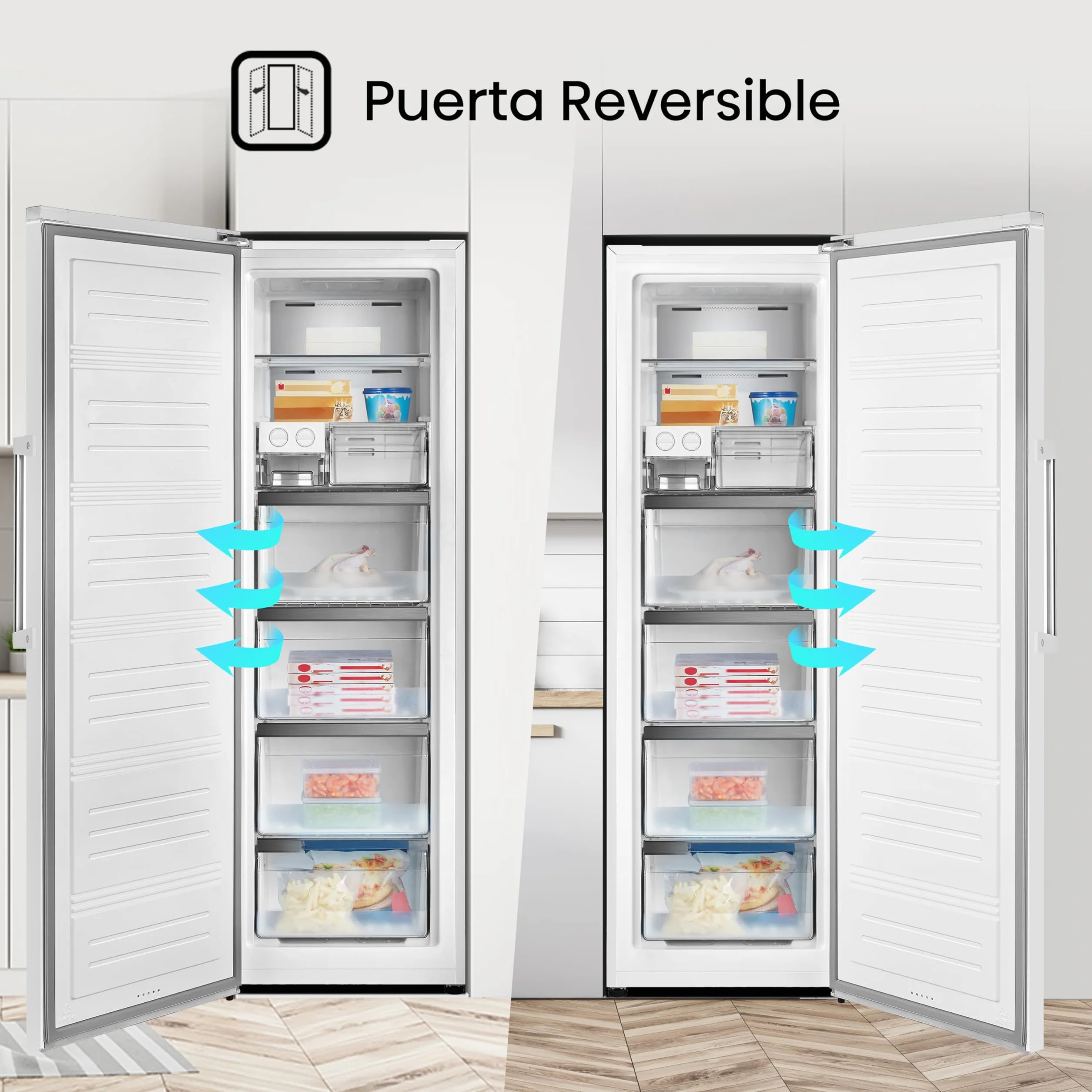 Hisense Congelador FV354N4BWE 274L No Frost 185 cm Blanco