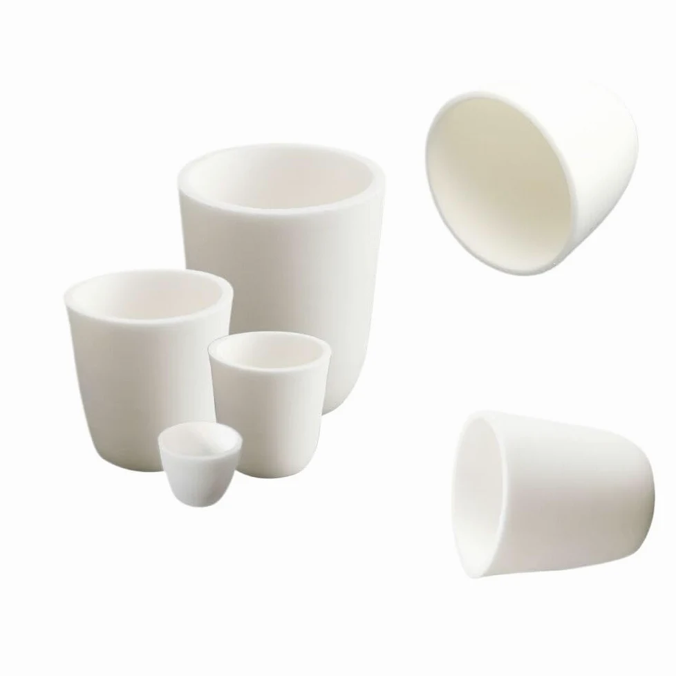 Crisol cerámico de alúmina - Crisol de corindón de 5-500 ml for uso industrial y de laboratorio(500ml)