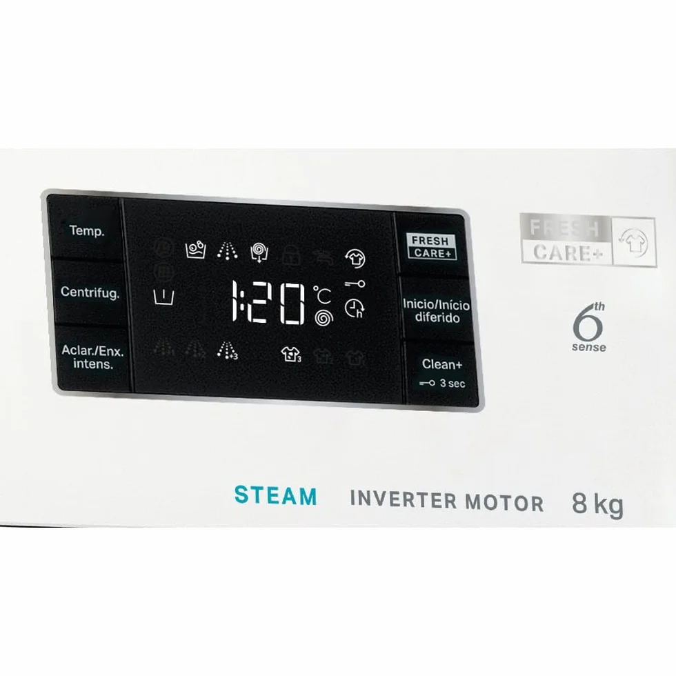 Whirlpool FFB 8258 WV SP Lavadora carga frontal 8 kg 1200 rpm Blanco