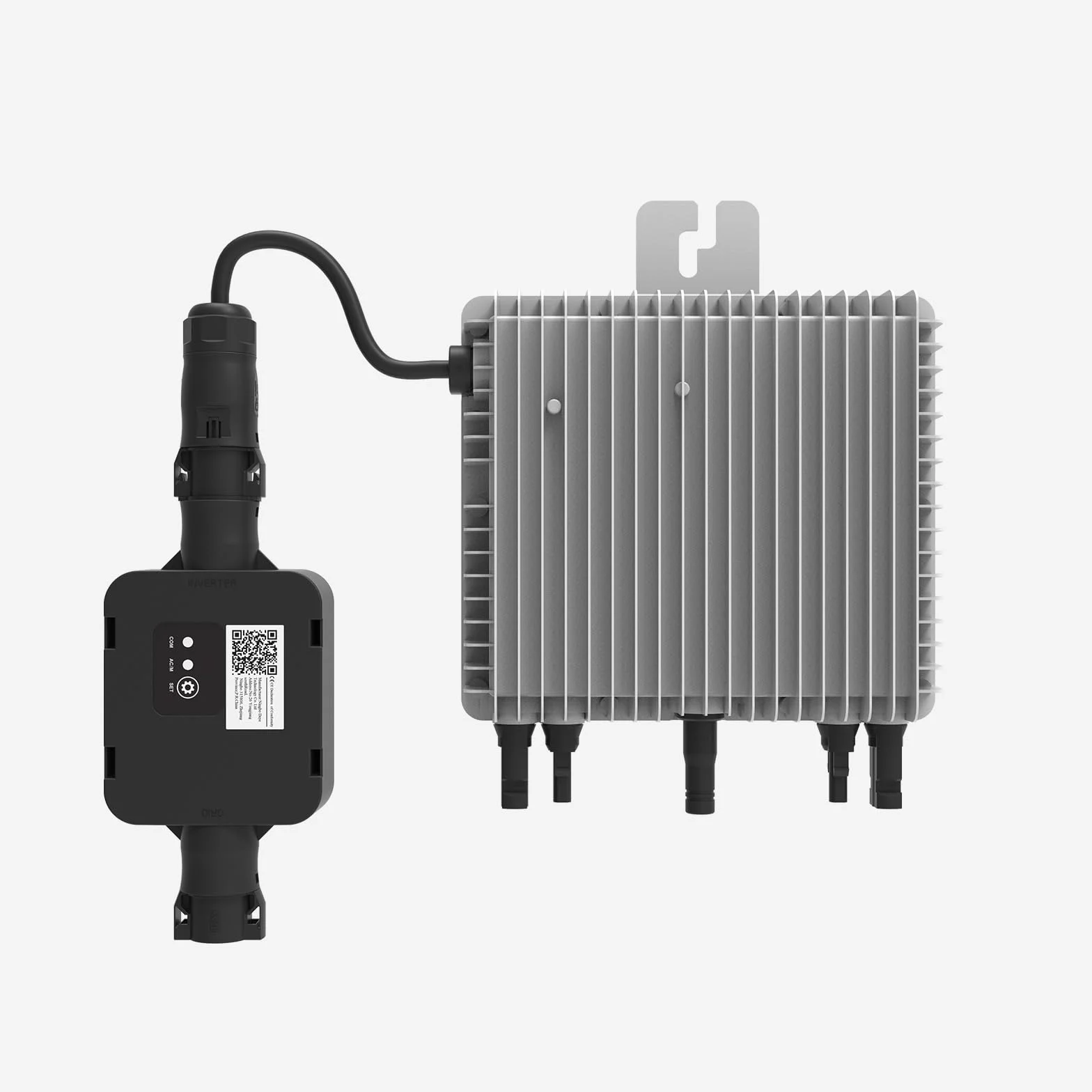 enjoy solar Deye Microinversor DC 20 V-60 V a CA 220 V-230 V, módulo WiFi integrado tipo de protección IP67, ideal para centrales eléctricas de balcones y sistemas Mini fotovoltaicos (SUN600G3-EU-230)