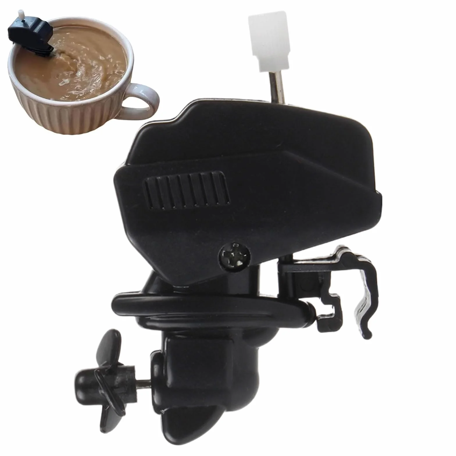 Agitador De Café Tipo Motor De Barco | Removedor De Bebidas Con Hélices | Herramienta De Mezcla Versátil Para Hogar Y Establecimientos Café Bar Cóctel Leche