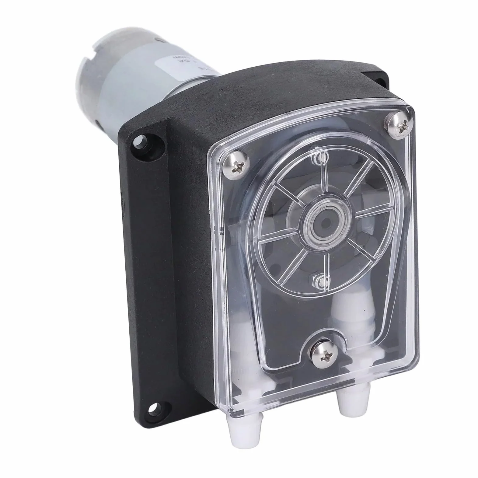 Bomba peristáltica de 1500 ml/min, de alta calidad alimentaria, de doble cabezal, industrial, 24 V CC.