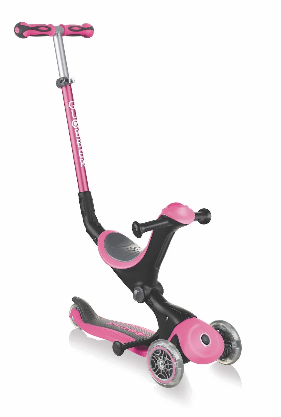Globber GO•UP Deluxe Patinete evolutivo 3 ruedas con asiento niños 15 meses a 6 años