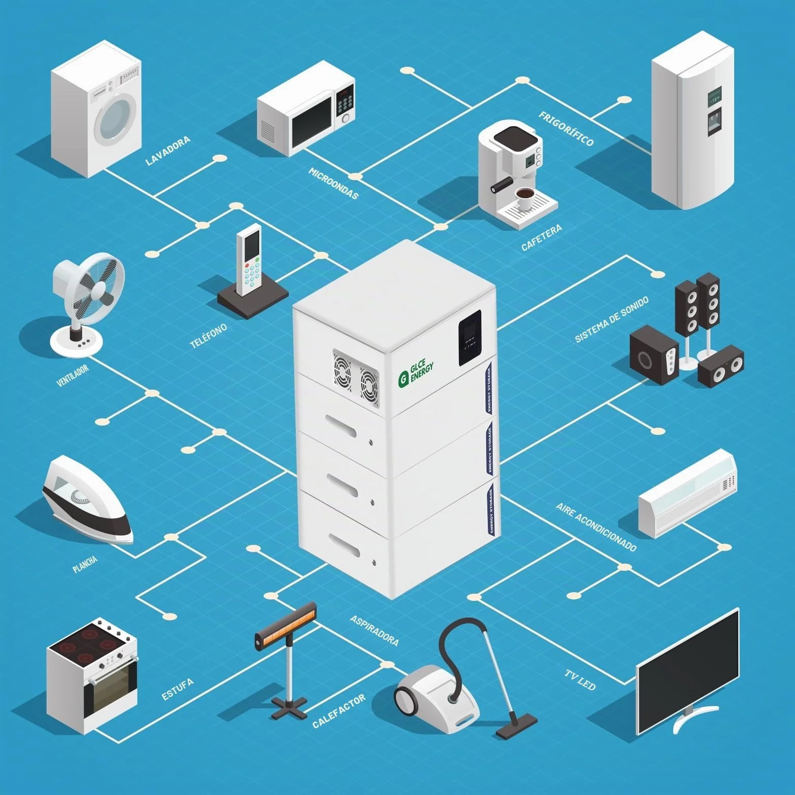 51.2 V 200 Ah Batería apilable LiFePO4 con inversor de 5 kW, estación de energía 10.24 kWh, batería de litio para sistema de almacenamiento solar/RV/sistema de almacenamiento de energía