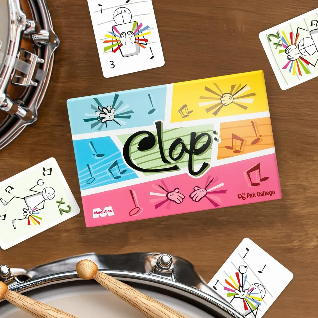 Clap Juego de Cartas Musical Rhythm Game 2-6 Jugadores 10+ Años