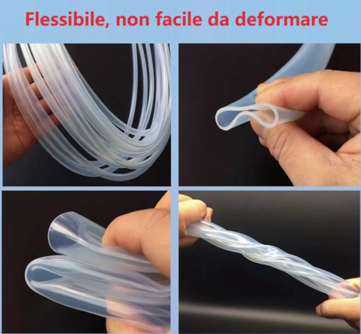 Manguera de tubo de silicona transparente para dispensador de agua, 26 mm de diámetro exterior x 22 mm de diámetro interior x 2 mm de grosor de pared, 3 m de longitud