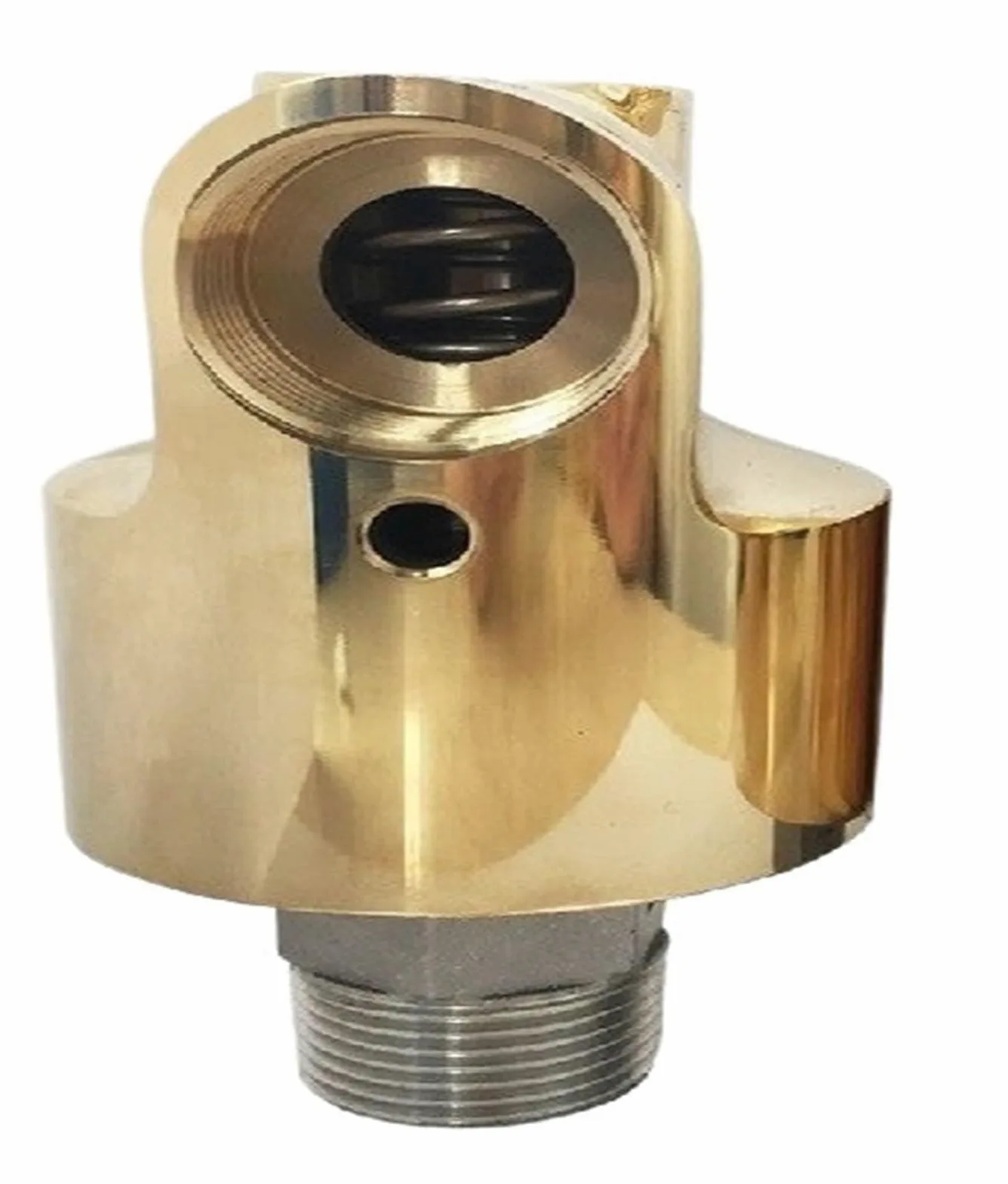 Junta giratoria HD10 DN10 de 3/8 pulgadas, junta giratoria 360, acoplamiento giratorio de agua, aire y aceite, conector universal de pulverización, Unión de rotación de latón(Right Thread)