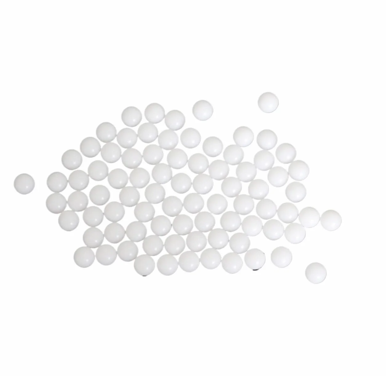 Bolas de plástico Delrin sólido (Pom) 6 mm 50pcs para válvula, rodamientos