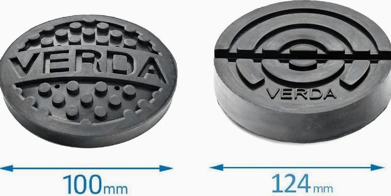 Verda Gato Hidráulico de Carretilla 3 T, Altura de Elevación 130-490 mm, Incluye 2 Almohadillas de Goma y Guantes, Gato para Coche, Turismo, Autocaravana y Todoterreno, Uso Profesional