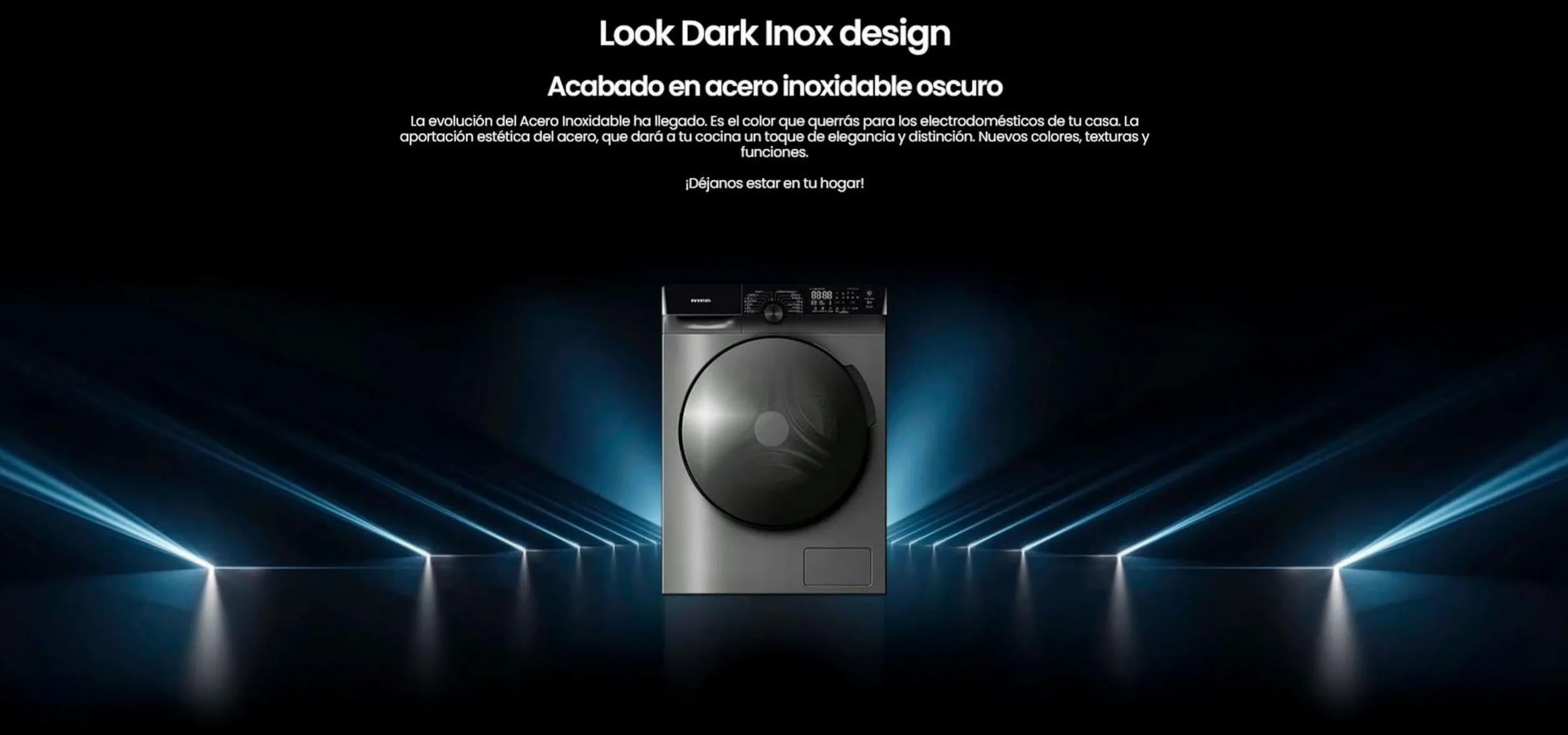 Lavaseca Carga Frontal INFINITON WSD-K0A7D5DK 10 kg Lavado 7 kg Secado 1500 RPM Dark Inox
