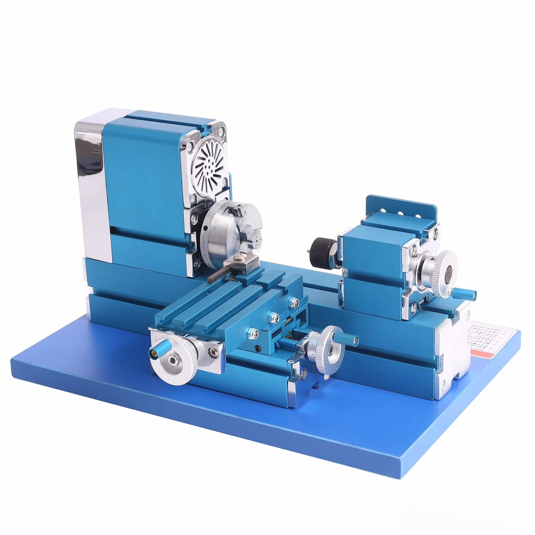 Mini máquina de torno motorizada 2024 de 36 W, herramienta de bricolaje de metal, carpintería, pasatiempos, modelismo para escuela, sala técnica general, equipo de sala de actividades de ciencia y