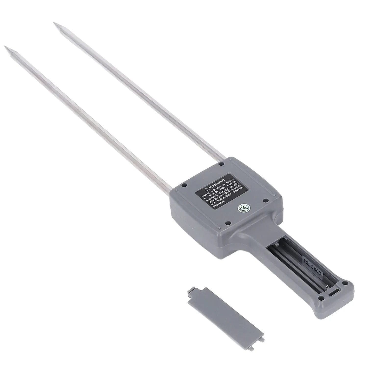 Medidor de Humedad Multifuncional con Pantalla Digital para Medición de Fibra y Heno Peso Ligero ABS 1 Unidad