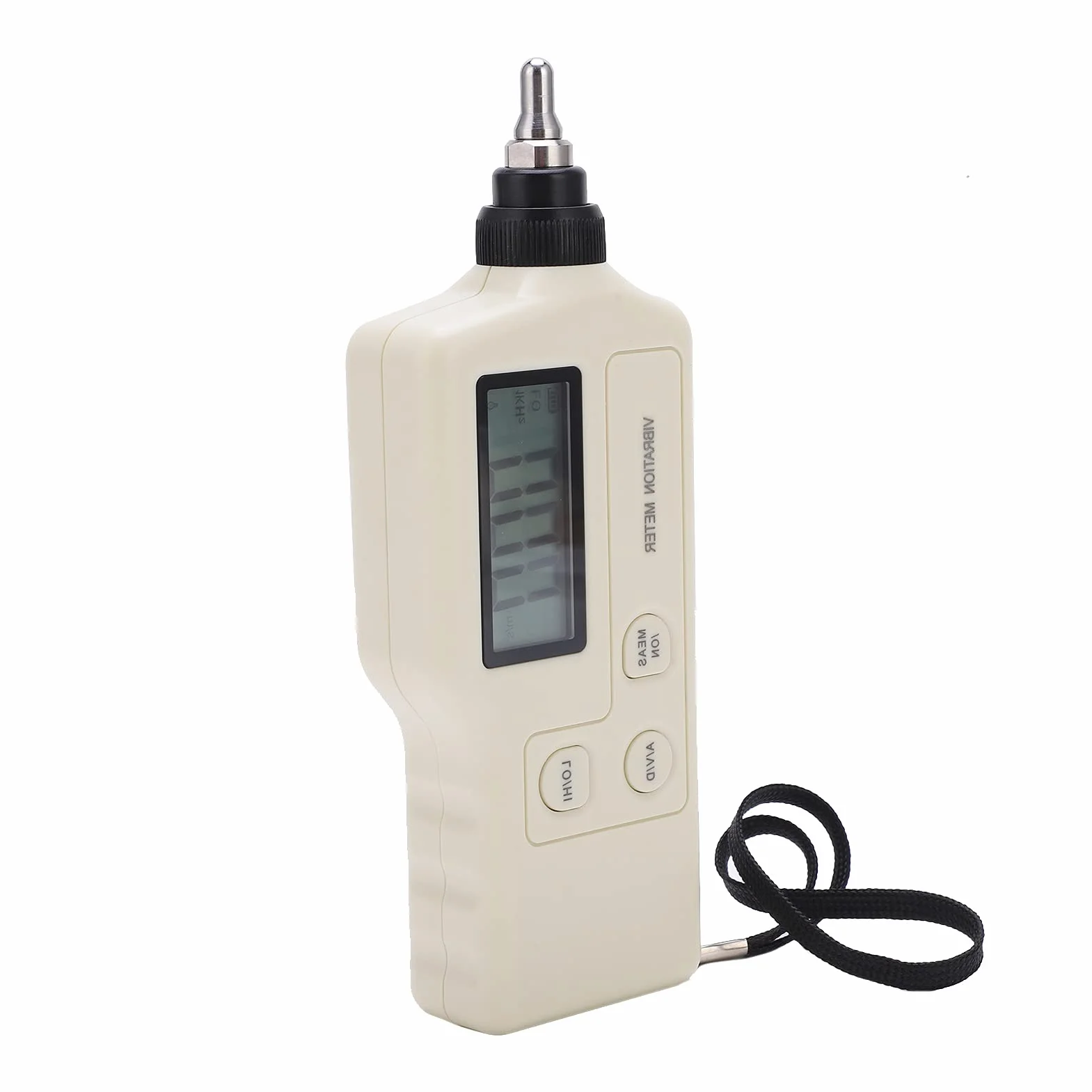 ViaGasaFamido Medidor de Vibración Liviano, Medidor de Vibración Portátil LCD para Detección de Fallas Mecánicas, Mide hasta 199,9 m/S² de Aceleración para Ingenieros