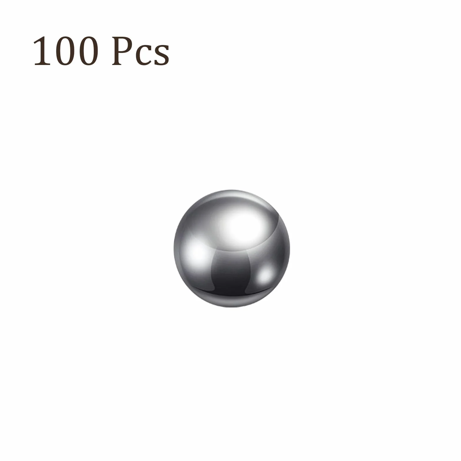 Bolas de Rodamiento de Acero al Carbono 6mm Precisión Pulidas Espejo 100 Piezas