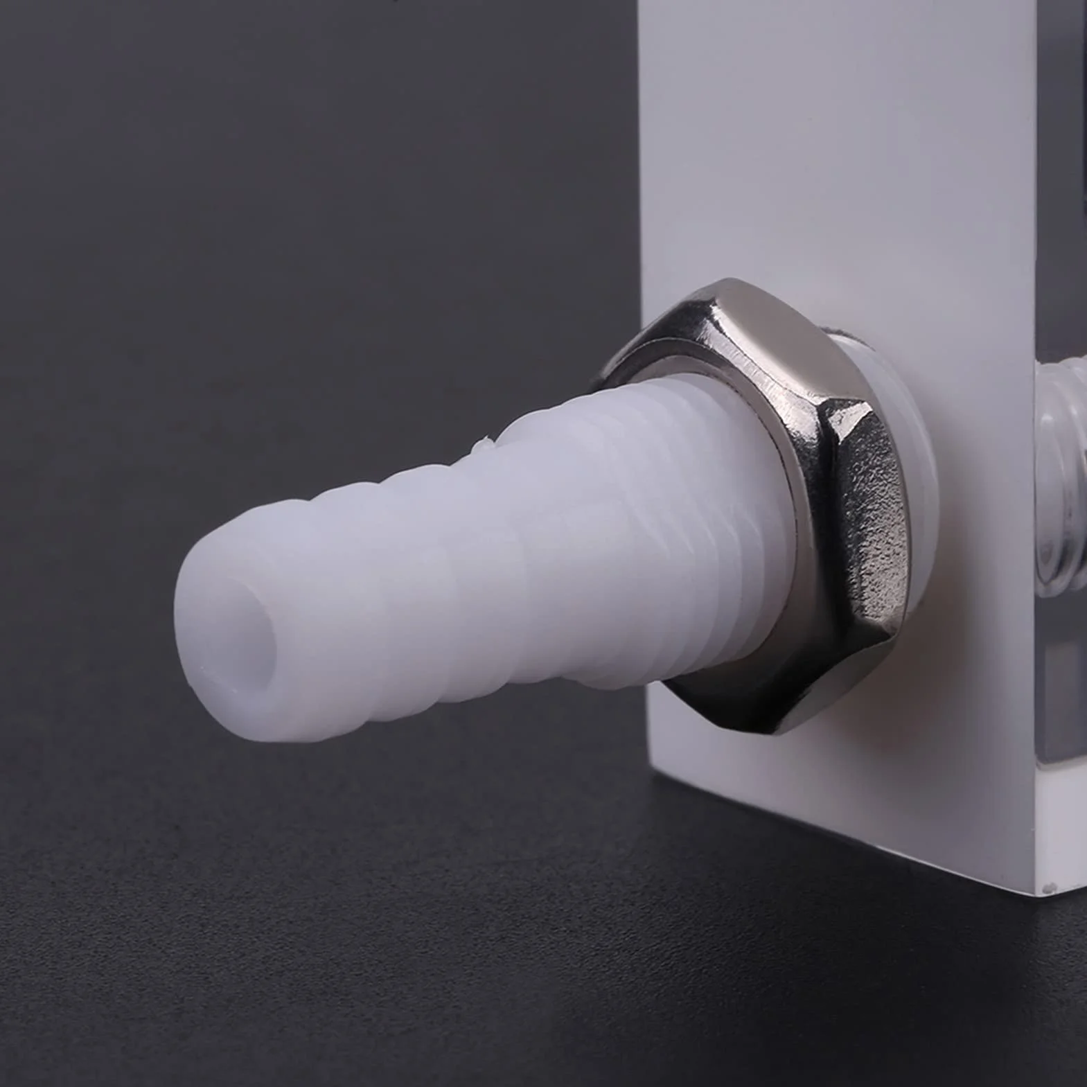 Joyzan Medidor de Flujo Gas LZQ-7 1-10 LPM Ajustable Caudalimetro Aire Acrílico Manguera 8mm Oxígeno Alta Precisión