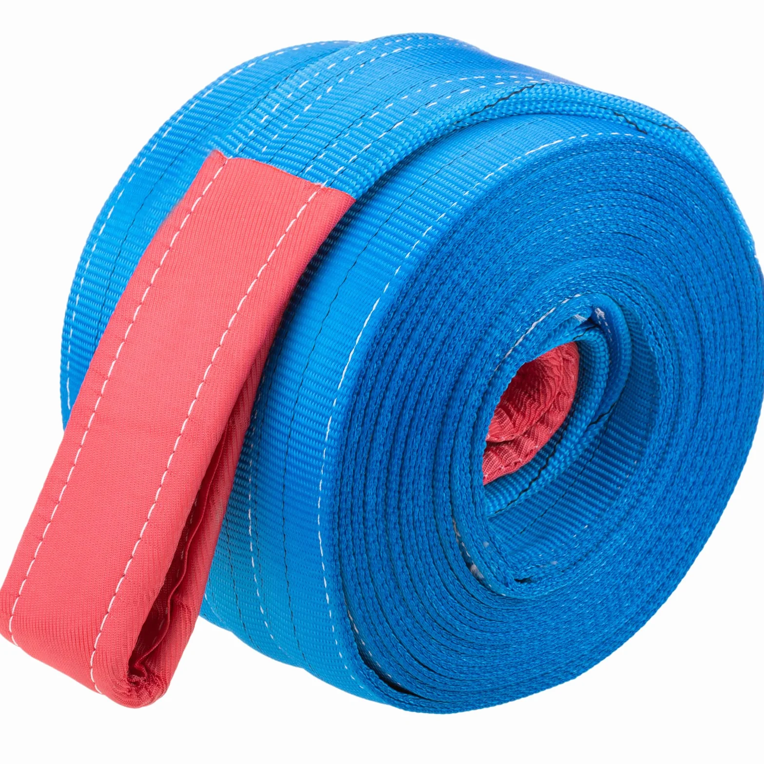 PrimeMatik - Correa de Carga, Eslinga de Carga de 5 m x 240 mm 8000 Kg para izaje y grúas, Color Azul