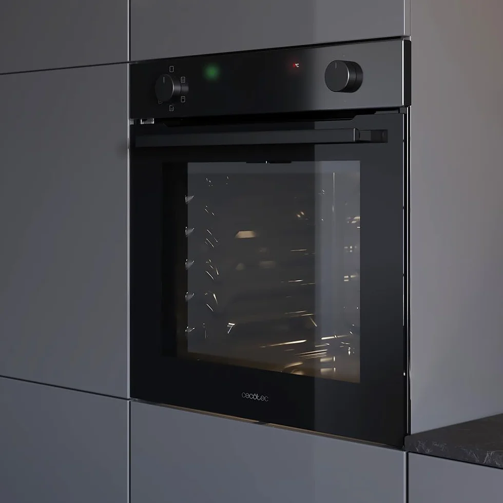 Cecotec Bolero Hexa C126001 Horno Integrable 77L 2800W 5 Funciones Steam Assist EasyClean Puerta Fría
