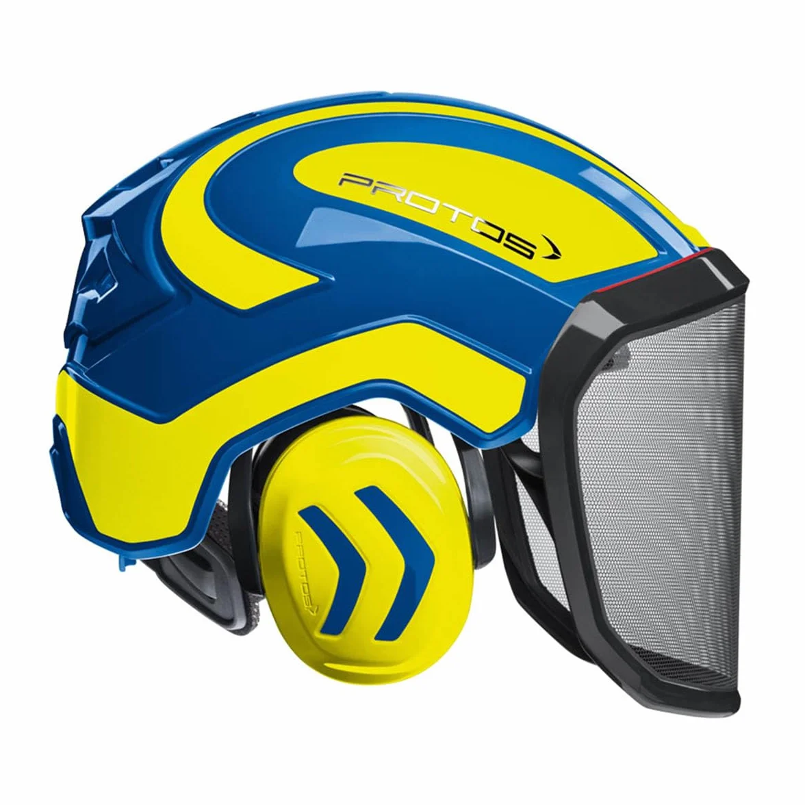 Protos Integral Forest – Casco Forestal (Azul/Amarillo)