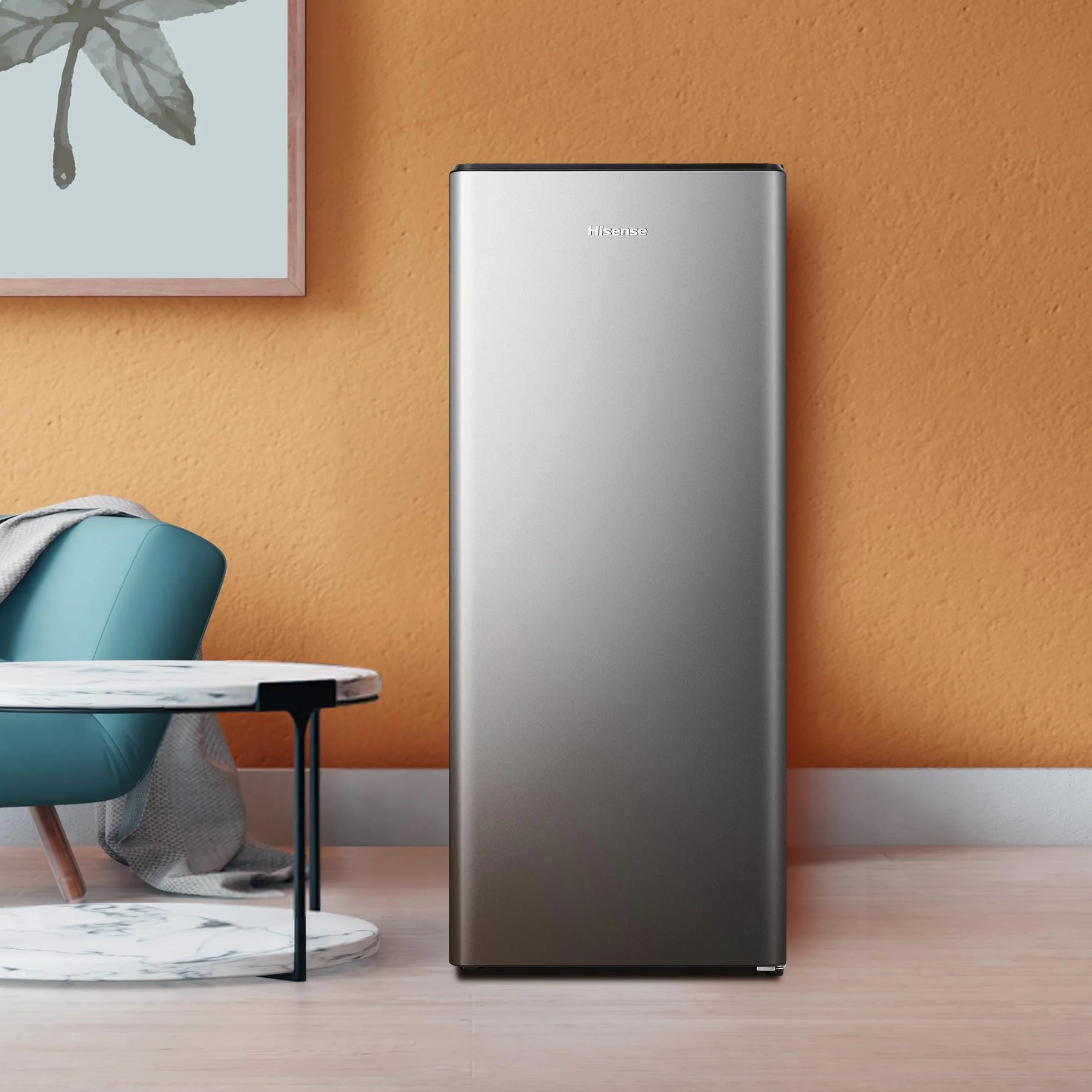 Hisense RR220D4BDE Frigorífico Una Puerta 165L 127cm Cycle Defrost Inox